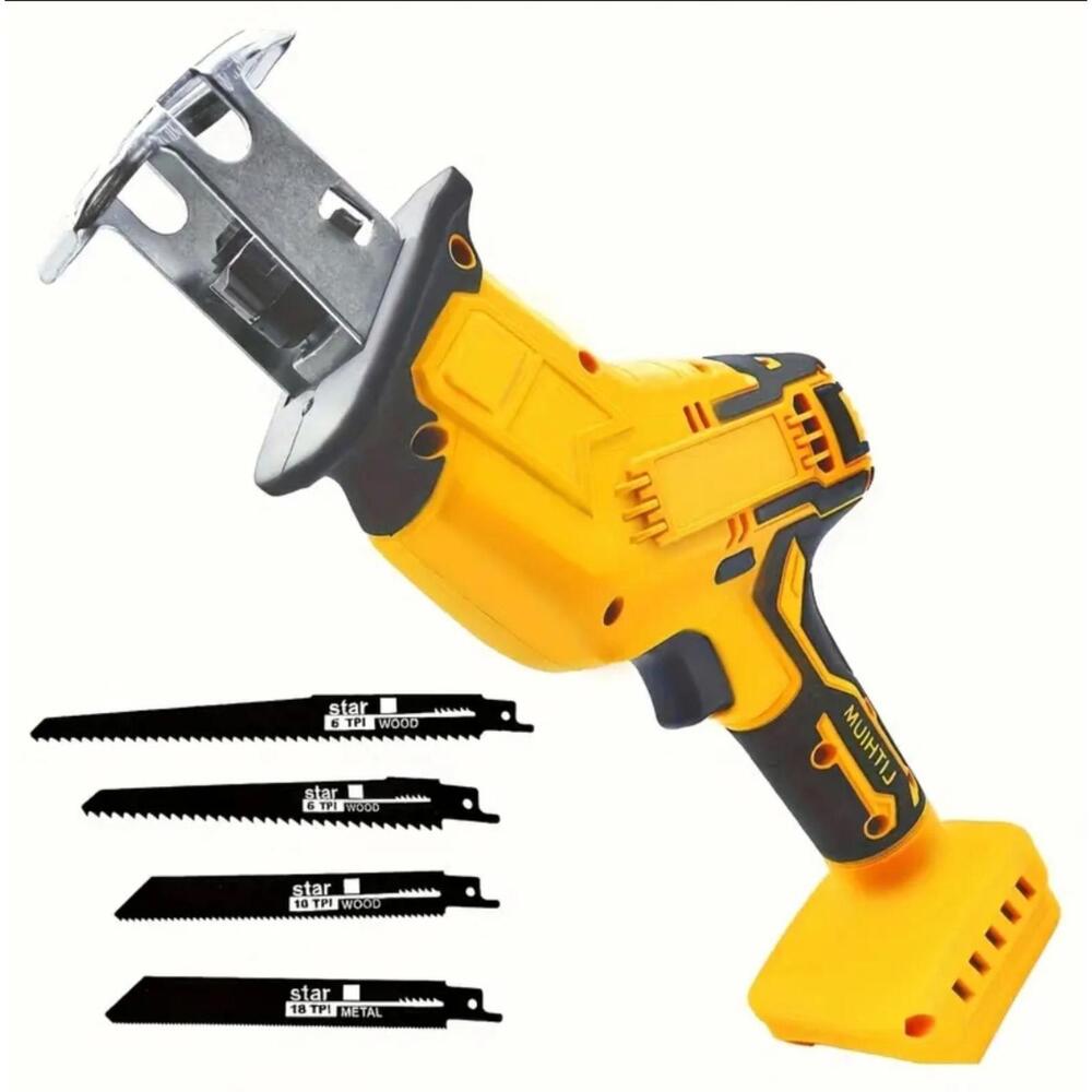 Cordless Reciprocating Saw. Works With Dewalt 20V Battery,Brushless.